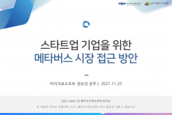 스타트업 기업을 위한 메타버스 시장 접근 방안